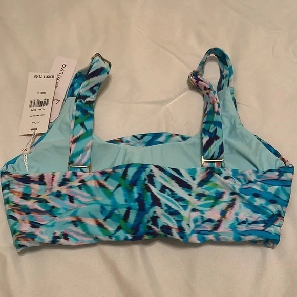 PILYQ Knot Tank top like Bikini Top blue - Picture 6 of 8